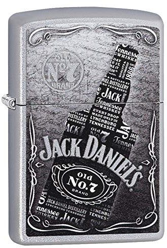 Zippo 16832 Jack Daniels - 29285 - Spring 2017 Feuerzeug, Chrom, Silber, 5.8 x 3.8 x 2.0 cm