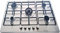 Piano cottura LAREL 858x 5 fuochi 70cm gpl o metano incasso INOX valvolato acc. elettrica