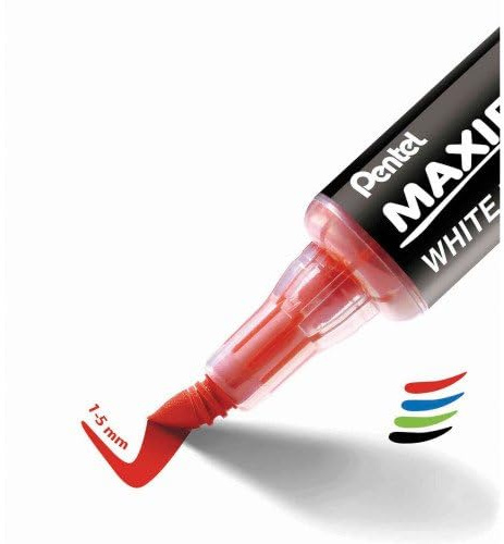 Pentel mwl5sbf/4 MWL5S flex-feel Samt-4 Marker Whiteboard Flexible Spitze konisch 4,6 mm schwarz/blau/rot/grün