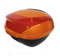 ZXCASDF Topcase Motorradkoffer, Hinterhelm Aufbewahrungskoffer,Top Case Box,Top Case Universal, Helmkoffer Für Roller, Motorrad, Mofa & Quad,Orange