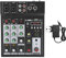Mischkonsole/Mischpult, Tragbare 4 Kanal Digitaler Audiokonsole, BT Mischkonsole, Eingebauter Reverb Effekt, für Heim Karaoke, Webcast, Musikaufnahme usw.