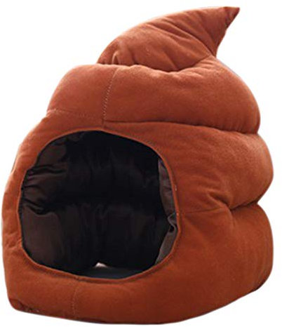 Yushu Niedlicher Plüschhut, Stofftier, lustiger Kackhaufen, Kopfbedeckung, Party-Foto-Requisiten, niedlicher Hut, Foto-Requisiten, gefülltes Plüsch-Spielzeug, Neuheit, Geschenk, Kopfkappen-Dekor