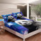 Süßer Panda Spannbettlaken 140x200cm für Mädchen Jungen Kinder Karikatur Riesenpanda Bett Blaue Galaxie Sterne Tier Dekor Bettlaken Set Schöne Tierwelt Spannbetttuch Schlafzimmer Kollektion 2St