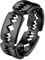 PROSTEEL Herren Rasierklingen Design Ring Schwarz Edelstahl Größe 72 Hochzeit Verlobung Bandring 7mm breit Partnerring Trauring Gothic Ring Modeschmuck Accessoire für Geburtstag