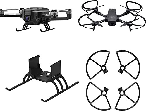 Palumma Faltbare Landung Fahrwerk Kits mit Propeller Protektor Guard für Holy Stone HS720 / HS720E Drohnen-Zubehör