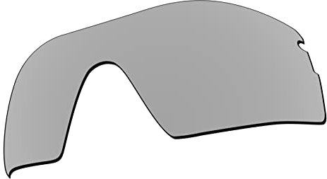 EZReplace Gläser Ersatz für Oakley Radar XL Sonnenbrille (polarisierte Gläser), Metall Silber, Einheitsgröße