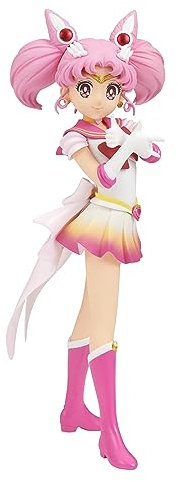 Banpresto, Super Sailor Chibi Moon Pretty Guardian Sailor Moon Eternal The Movie, Glitter & Glamours (Ver.B) Actionfigur, 17 cm, Mehrfarbig BP88292