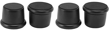Non Slip Coffee Machine Furniture Riser Set of 4 Adjustable Furniture Height Gripper Kit for Coffee Machine (Black)