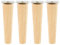JTNero 4 Stück Möbelfüße Holz Eiche, Sofafüsse Holz mit Montageplatten und Schrauben 8cm/15cm/20cm/25cm Holz Möbelfüße für Sofa Bett Schrank Couch Stuhl (15cm, Gerader Fuß)