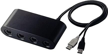 Meijunter NGC Controller Adapter Converter for GameCube Controllers, Support 4 Gamepads Compatible with Nintendo Switch Console/PC