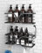 Adurei Mensola Doccia Adesiva Portaoggetti Doccia con Ganci 304 Acciaio Inox Resistente alla Ruggine per Shampoo, Spugne, Rasoi 2 Pack (Nero)
