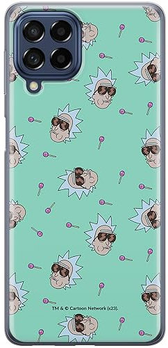 ERT GROUP custodia per cellulare per Samsung M53 5G originale e con licenza ufficiale Rick and Morty, modello Rick & Morty 048 adattato in modo ottimale alla forma dello smartphone, custodia in TPU
