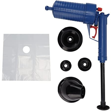 Toilettenkolben-Set, Luftablass-Blaster, Spülkolben, Werkzeug Zum Entfernen von Abflussverstopfungen, Hochdruck-Abfluss-Blaster-Pistole Für Küchenspüle, Toilette, Badezimmer