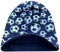 Wollhuhn Öko Warme Kuschelige Winter Jungen/Mädchen Winter Long Beanie-Mütze Mit Fleecefutter Versch. Motive (aus Öko-Stoffen, Bio) 20220666 (Fußball Blau, L)