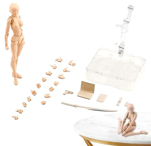 Menschlicher Körper Bewegliche Figur, Bewegliche Figur des Menschlichen Körpers, Action-, Bewegliche Anime-Figur Für Zuhause, Zum Sammeln -Kunstsammlungsfiguren, Zum Sammeln Action-Puppen