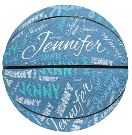 CCZUIML Personalisierter Basketball mit Namen, individuell bedruckter Basketball-Name, Größe 7 (29,5in) / Größe 5 (27,5in), personalisiertes Basketball-Geschenk, Geburtstagsgeschenk, Team-Geschenke
