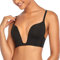 DotVol Damen Tief V-Ausschnitt Push up BH Convertible Bügelloser Multiway Bra(80B, Schwarz)