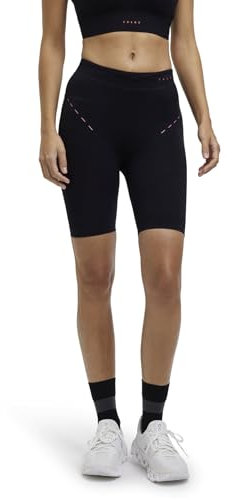 FALKE Damen Kompressionshose Training Compression W Ti Funktionsmaterial feuchtigkeitsregulierend mit Kompression 1 Stück, Schwarz Black 3000, L
