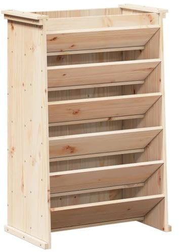 vidaXL Jardinière de Plantes aromatiques 6 Niveaux Bois de pin Massif, jardinière d'herbes de Jardin, jardinière d'herbes d'intérieur, jardinière Verticale