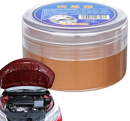 Xvilmaun Lubrificante antigrippaggio al rame, grasso al rame | Lubrificante al rame | Grasso lubrificante al rame per alte temperature, lubrificante antigrippaggio che previene grippaggi e grippaggi