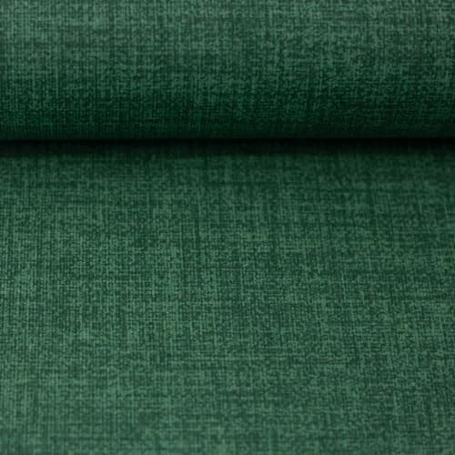 Beschichteter Dekostoff | uni | CHARLY | 20 Farben | für Taschen, Utensilos, Tischläufer .. | 50x140 cm | KEINE Meterware (dunkelgrün)