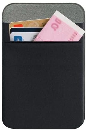 Elastic Sleeve Compatible with SanDisk Portable SSD, Samsung T7, Crucial X8, HDD Case - Stretchy Elastane Adhesive External SSD Holder - 10x7cm & 8x7cm Pockets - Black Matte