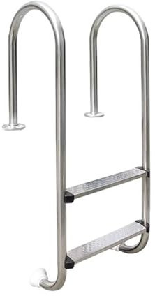 HXYhydrypd Escaleras Piscina Enterradas, Sistema de Entrada y Salida de Acero Inoxidable, Escaleras para Piscinas Interiores y Exteriores