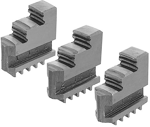 Veemoon 3 Stück Selbstzentrierendes Metall Drehfutter Jaw Spannfutter für Cnc Drehmaschinen Kompakt Präzise und Langlebig für Metallbearbeitung und Werkzeugmaschinen