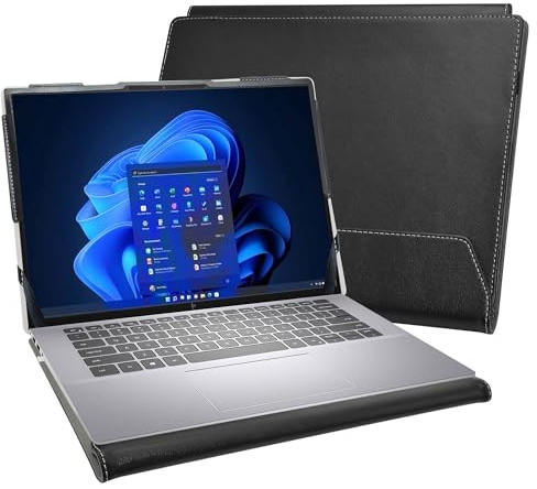 JRTAL Schutzhülle für HP ProBook 4 G1i 16/ProBook 4 G1ah 16/G1a 16,Case for Lenovo Yoga Pro 9i Gen 10 Aura Edition 16 Laptop, Schwarz