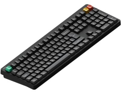 nuphy Node100 Hot Swappable Wireless Mechanical Keyboard (UK Layout) | Custom Keyboard, 109 Keys Computer Gaming Keyboards, Supports Touch Gestures, RGB Backlit, Bluetooth/2.4GHz/USB-C