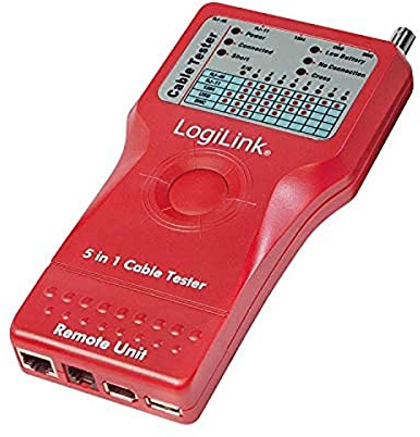 LogiLink 5in1 Kabeltester mit Remote Einheit