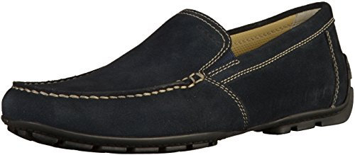 Geox Mens U Moner V Moccasins, Blue, 10 UK