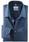OLYMP Herren Oberhemd Langarm Level Five,Uni,Body fit,New York Kent,Rauchblau 13,38