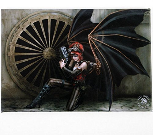 Assassin - Anne Stokes Fridge Magnet - Steampunk