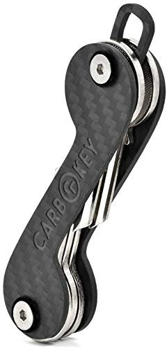 CARBOKEY Organizzatore di chiavi in fibra di carbonio e Portachiavi