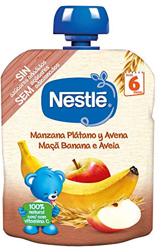 Nestlé Sachet Naturnes Apple Banana Oatmeal 6 Months 90 gr 95 gr