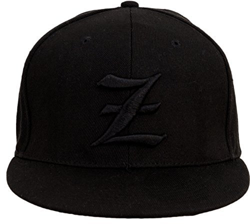 4sold, berretto da baseball o hip-hop con chiusura sul retro regolabile, lettera ricamata in 3D Z Taglia unica