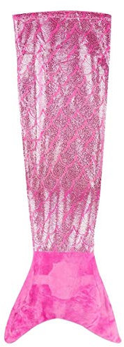 HOME DECO KIDS. TX6000. Plaid Meerjungfrau Pailletten 56x132 cm für Kinderzimmer. rosa und blaues Design. weicher und bequemer Stoff. ideal für Dekoration. Sortierte Farbe