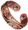Wollet Magnetischer kupferner Ring für Frauen-Arthritis-Blumen-Entwurfs-justierbares gesundes (CPR-0937)