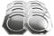 Sweet England SOTTOPIATTO OTTAGONALE IN SHEFFIELD CONF. DA 6 pz diametro cm 30 -LA PIU’ ALTA QUALITA’ DI SILVER PLATED-