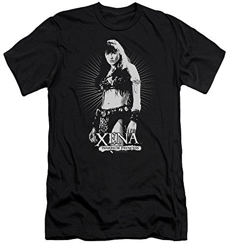 Xena - Männer verwirren Sich Nicht mit Mir Premium Slim Fit T-Shirt, Medium, Black