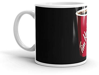 Calanaram Tim Horton's Cup 325 ml glänzende Keramiktasse Geschenk für Kaffeeliebhaber, einzigartige Kaffeetasse, Kaffeetasse