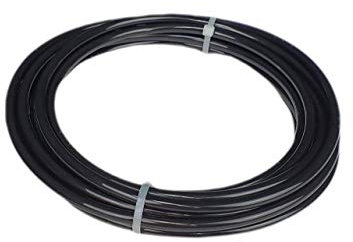 Pneumatik Polyurethan PUN Schlauch, 5 Meter, 8x5mm (Außen/Innen), Schwarz, Flexibeler Druckluftschlauch für Luft Wasser Treibstoff Öl