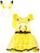 (PKT) (9911598) Child Girls Pikachu Costume Dress (8-10yr)