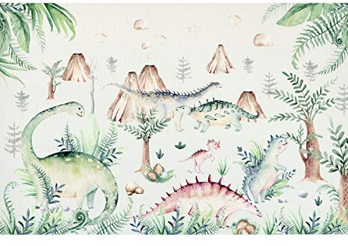 Fototapete Dinosaurier Vliestapete Kinderzimmer Tapete inkl. Kleister Größe 400 x 250 cm