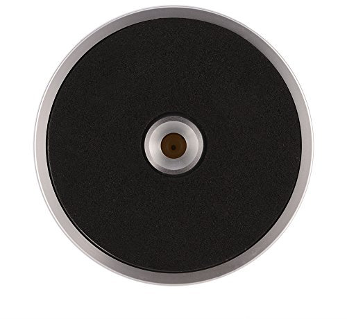Record Clamp, Turntable Record Clamp Turntables Disc Stabilizer for Liminating Vibration for LP Record Player for Stabilizing Rotational Speed(Silver)
