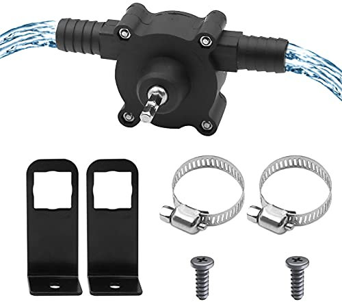 Gloryit 1 Pezzi Pompa Elettrica per Trapano Pompa di trasferimento autoadescante Pompa elettrica da trapano portatile Trasferimento acqua fluida pompa centrifuga portatile Per acquario, giardino