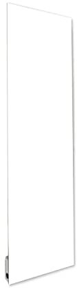 ILO/Radiateur Électrique Rayonnant Mural / 500W / +28 Motifs, Design Unique/Extra Plat Verre Trempé / IP44 / Orientations Verticale&Horizontale/Programmable, Éco/Made In France/Blanc