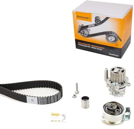 CONTITECH CT1028WP9 Wasserpumpe + Zahnriemensatz Zähnezahl: 120 30 mm mit Dichtung Kompatibel mit VW Golf 4 Schrägheck 1J1 PASSAT Variant 3B6 Golf 4 Variant 1J5, AUDI A3 Schrägheck 8L1 A4 Avant 8E5