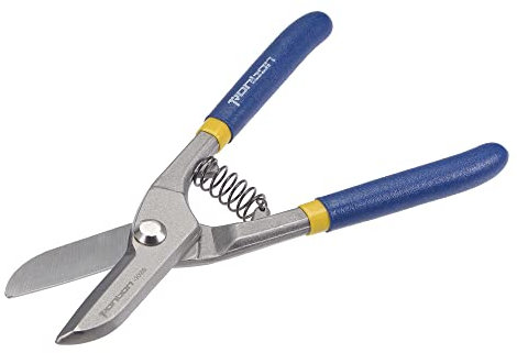 sourcing map Blechschere Hochfrequenzhärtung gerader Schnitt für Blech hartes Material Schneiden mit bequemen Griffen 8 Inch